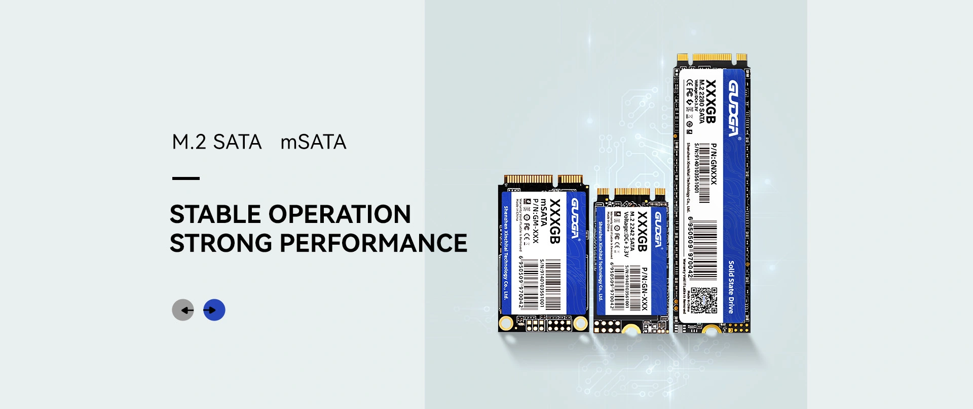 Nhà sản xuất SSD M.2 SATA giảm giá tại Trung Quốc