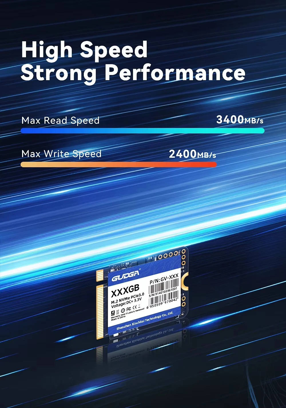 SSD NVMe M2 PCI-e 3.0X4 Internal Hard Disk